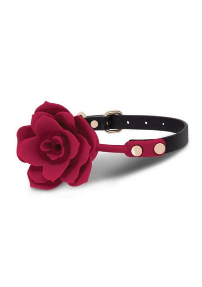 Secret Kisses Rosegasm Bloom Silicone Mouth Gag - Red - SP BOUTIQUE