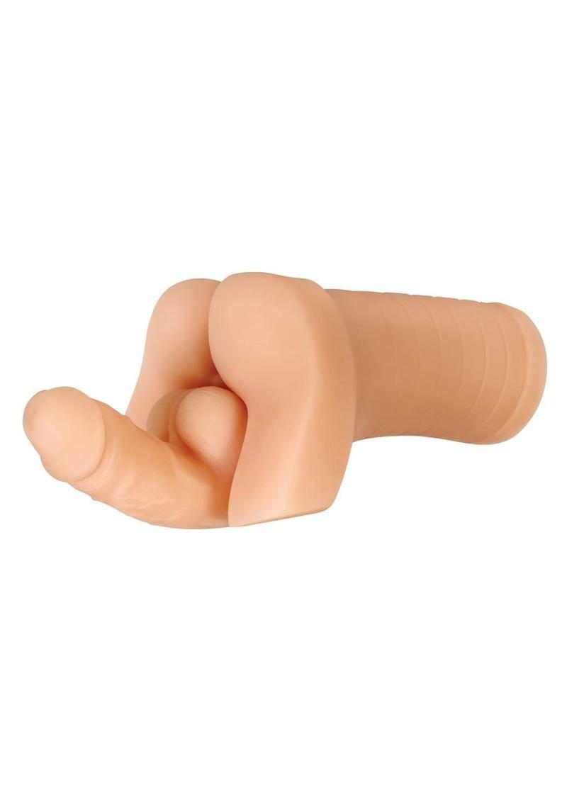 Gender X Backdoor Bash Stroker with Vibrating Cock Ring - SP BOUTIQUE