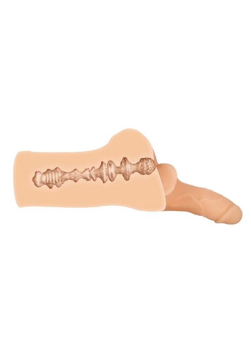 Gender X Backdoor Bash Stroker with Vibrating Cock Ring - SP BOUTIQUE