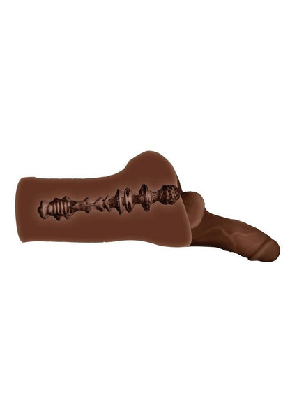 Gender X Backdoor Bash Stroker with Vibrating Cock Ring - SP BOUTIQUE