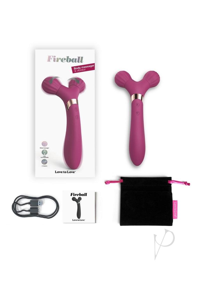 Fireball Rechargeable Silicone Vibrator - SP BOUTIQUE