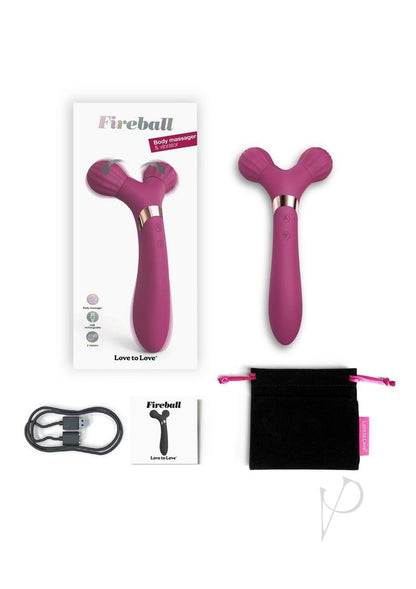 Fireball Rechargeable Silicone Vibrator - SP BOUTIQUE