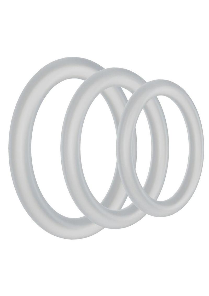 Rock Solid Perfect Present Silicone Cock Ring Holiday Edition - SP BOUTIQUE