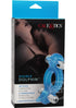 Double Dolphin Enhancer Ring With 2 Multispeed Bullets Blue - SP BOUTIQUE