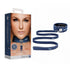 Ouch! Denim Collar - With Leash - Roughened Denim Style - SP BOUTIQUE