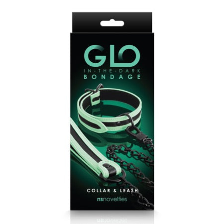 GLO Bondage Collar and Leash