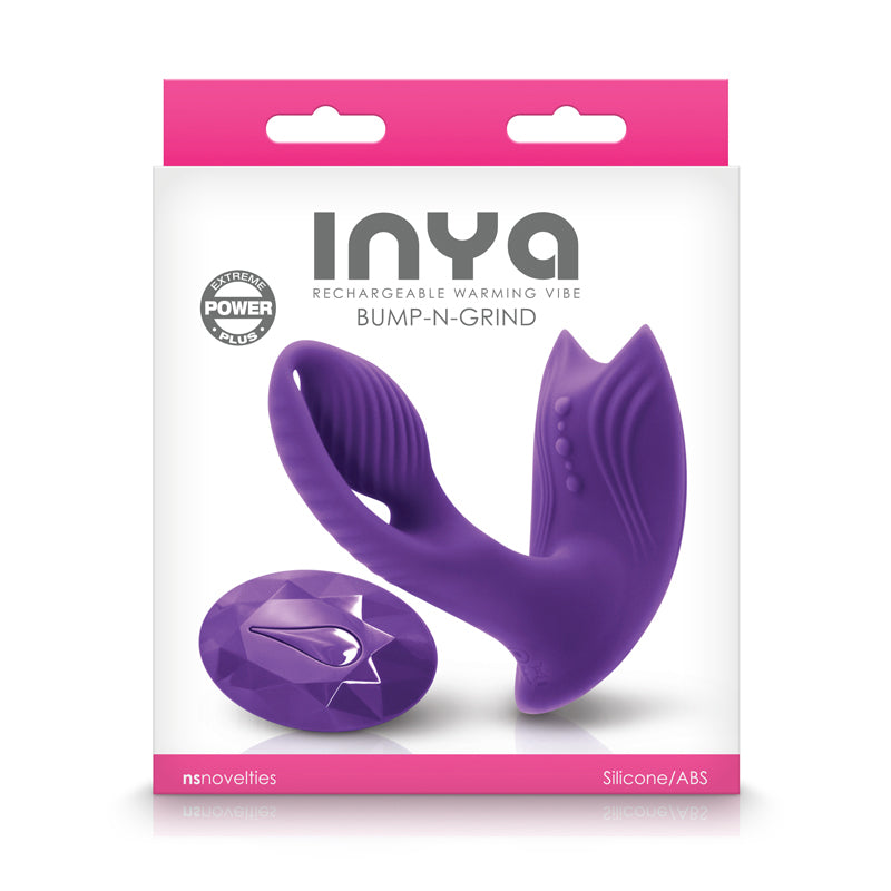 Inya Bump-n-grind Rechargeable Warming Dual Stimulator - SP BOUTIQUE