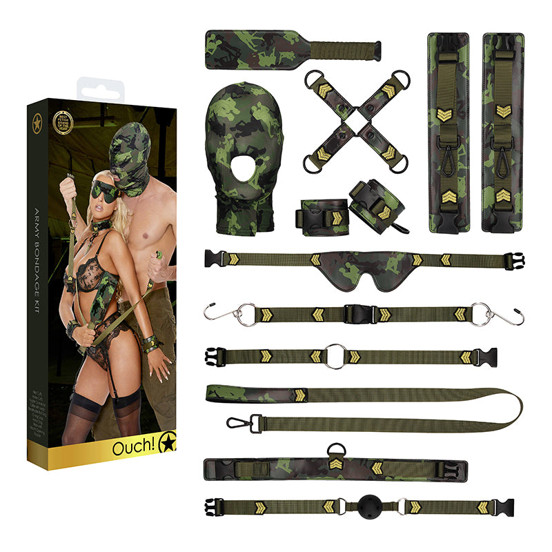 Kit de bondage del ejército de Ouch