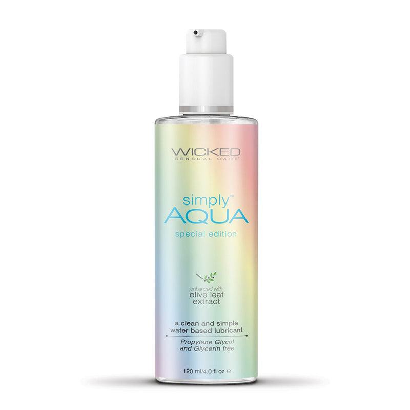 Wicked Sensual Care Aqua Special Edition Lubricante a base de agua - 4 Oz