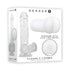 Gender X Clearly Combo Dildo and Stroker Clear - SP BOUTIQUE