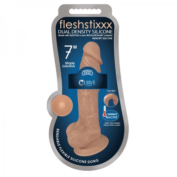 Silexpan Hypoallergenic Silicone Dildo With Balls - 7 Inch - SP BOUTIQUE