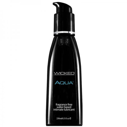 Wicked Aqua Fragrance Free Water-Based Lubricant - 8.5oz Vegan &amp; Hypoallergenic Formula - SP BOUTIQUE