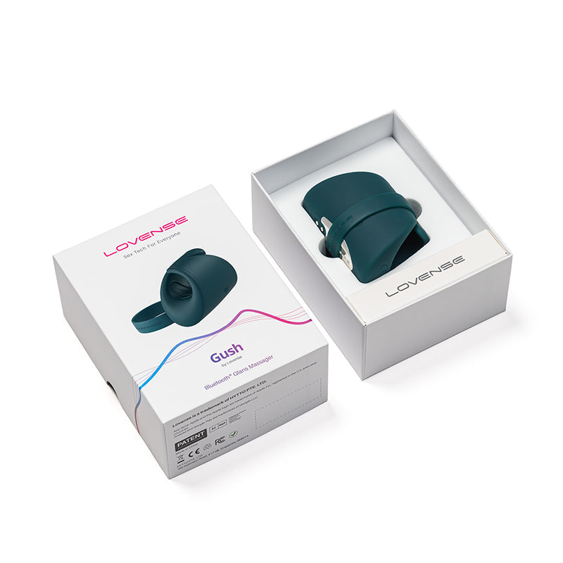 Lovense Gush App-Compatible Handsfree Masturbator Teal - SP BOUTIQUE