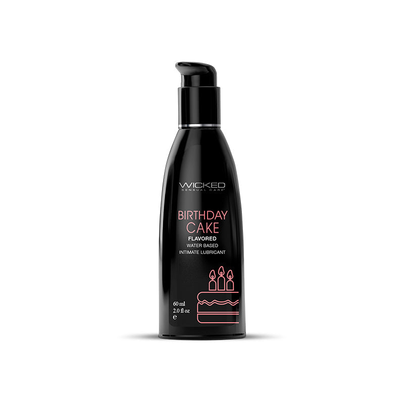 Wicked Aqua Birthday Cake Lube - Vegan, Paraben-Free, Allergan-Friendly Water-Based Delight - SP BOUTIQUE
