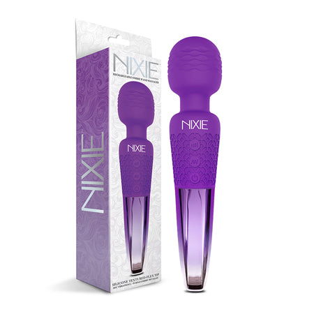Nixie Rechargeable Wand Massager - 20 Vibration Functions, Waterproof &amp; Ergonomic Design - SP BOUTIQUE