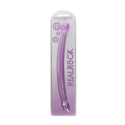 Realrock Crystal Clear Non-Realistic Double Dong 17 in - SP BOUTIQUE