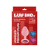 Luv Inc JP32 Jeweled Medium Plug With 3 Stones Light Pink - SP BOUTIQUE