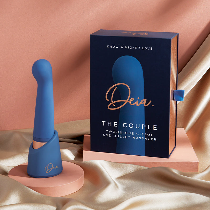 Deia 2-In-1 G-Spot &amp; Bullet Massager - 20 Settings, Waterproof Silicone, Travel Pouch Included - SP BOUTIQUE