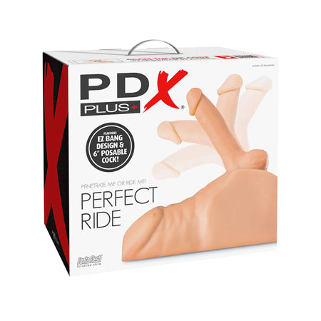PDX Plus Perfect Ride Dildo and Masturbator - SP BOUTIQUE