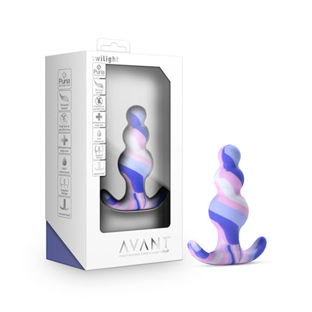 Avant Twilight Silicone Butt Plug Blue - SP BOUTIQUE