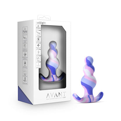 Avant Twilight Silicone Butt Plug Blue - SP BOUTIQUE
