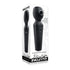 Evolved Rainbow Sucker Light-Up Rechargeable Dual-Function Silicone Suction Wand Vibrator Black - SP BOUTIQUE