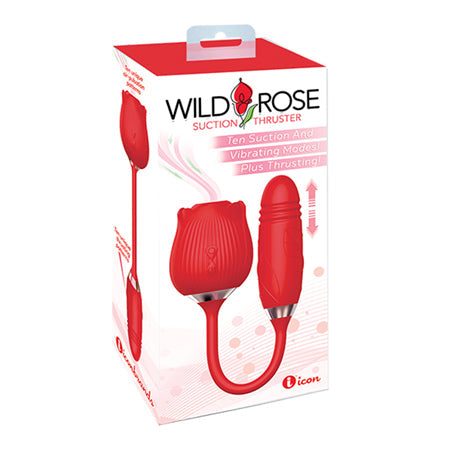 Wild Rose Suction Thruster – 10 Speeds &amp; Intensities for Ultimate Pleasure Experience - SP BOUTIQUE
