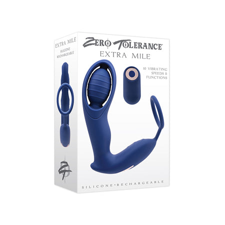 ZT Extra Mile Dual Motor C Ring Vibrator - Rechargeable Silicone with Waterproof Design - SP BOUTIQUE