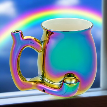 Fashioncraft Electroplated Iridescent Roast & Toast Mug