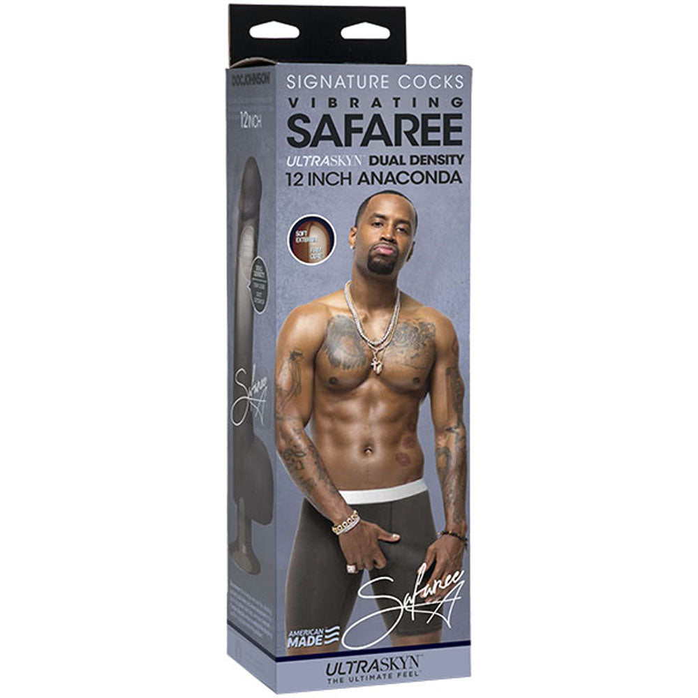 Safaree Samuels Anaconda - 12 Inch Ultraskyn Cock With Removable Vul Suction Cup - SP BOUTIQUE