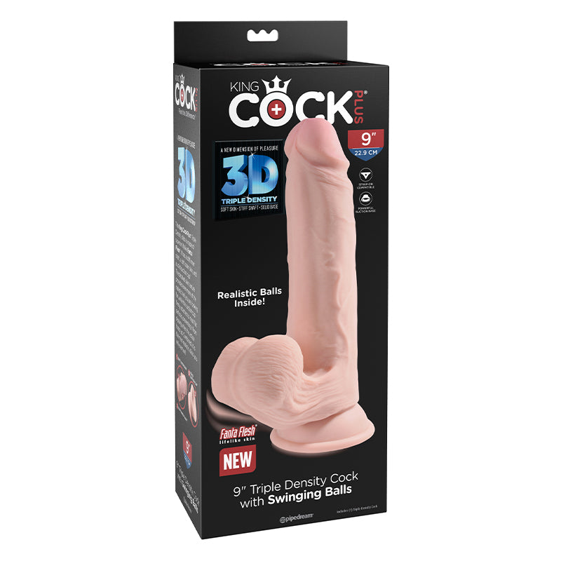 King Cock Triple Density Cock 7 in con bolas oscilantes