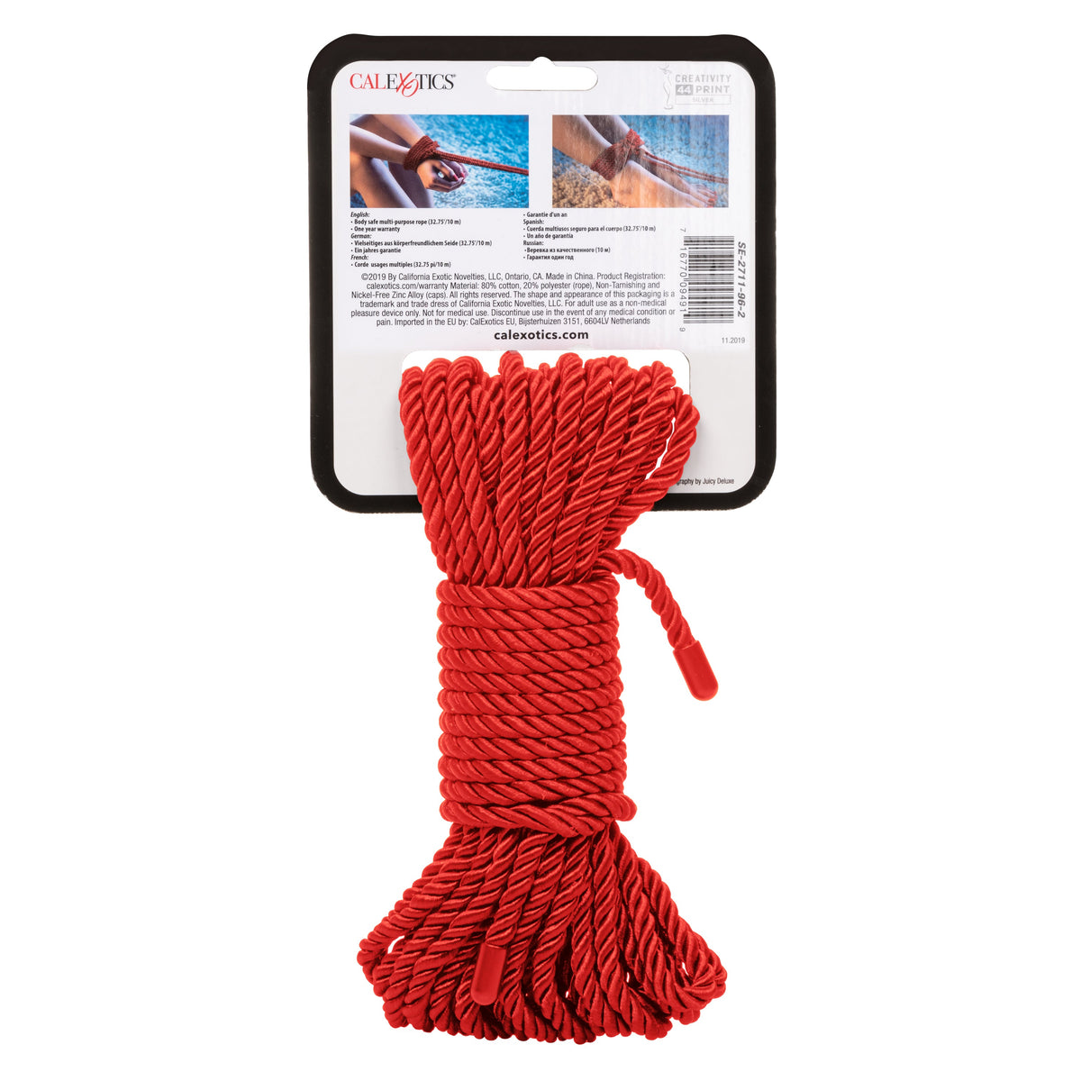 Scandal BDSM Rope 10m - Red - SP BOUTIQUE