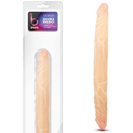 B Yours - 14in Double Dildo - SP BOUTIQUE