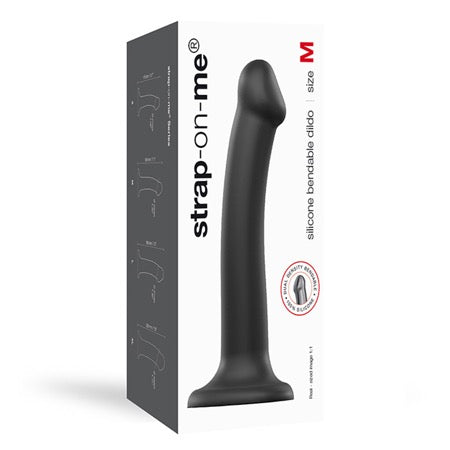 Strap-On-Me Dildo flexible semirrealista de doble densidad-M