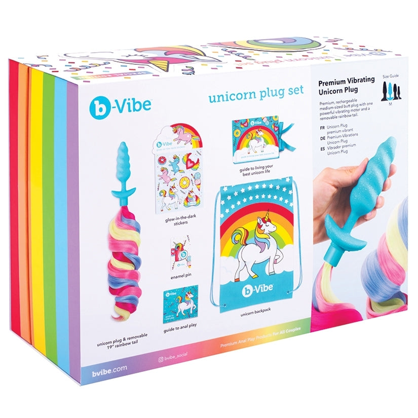 Juego de edición limitada de b-Vibe Unicorn Plug