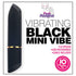 Pink Pussycat Vibrating Mini Vibe-Black - SP BOUTIQUE