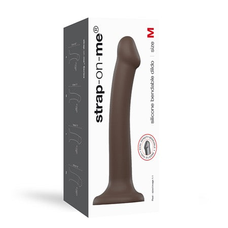 Strap-On-Me Dildo flexible semirrealista de doble densidad-M