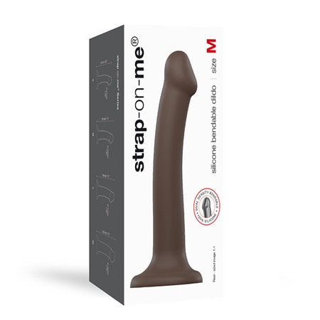 Strap-On-Me Semi-Realistic Dual Density Bendable Dildo-M - SP BOUTIQUE