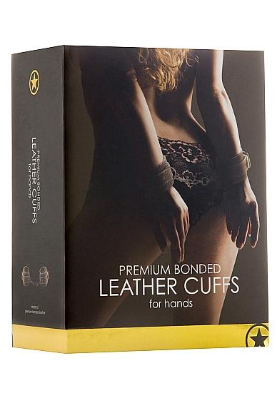 Ouch Leather Cuffs For Hands Brown