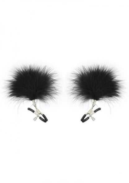 S&amp;M Feathered Nipple Clamps - SP BOUTIQUE