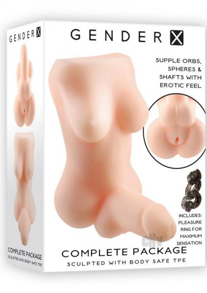 Gender X The Complete Package Full Body Textured Stroker - SP BOUTIQUE