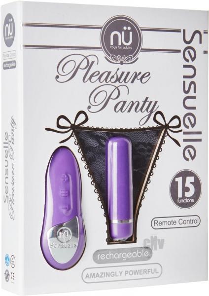 Sensuelle Pleasure Panty Con Control Remoto 15 Funciones Bullet