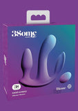 Vibrador Silicona 3Some Total Ecstasy Morado