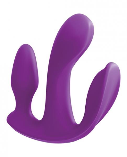 Vibrador Silicona 3Some Total Ecstasy Morado