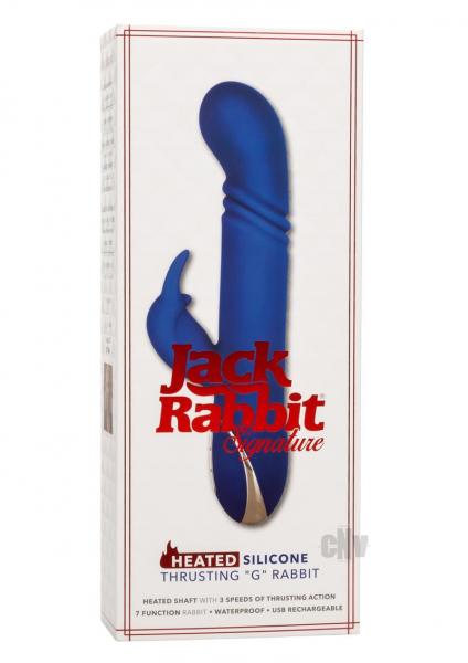 Jack Rabbit® Signature Heated Silicone Thrusting "G" Rabbit