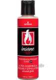 Lubrifiant Sensuva Erosense Insane Arousal 4,2 oz - Cerise