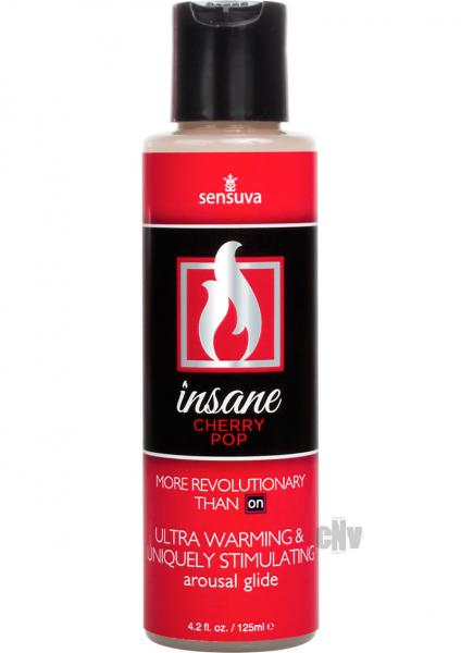 Sensuva Erosense Insane Arousal Lubricant 4.2oz - Cherry