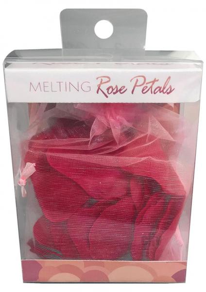 Pétales de rose fondants