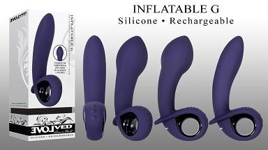 VIBRATEUR GONFLABLE RECHARGEABLE