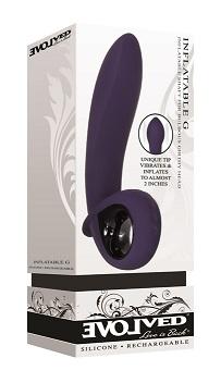 RECHARGEABLE INFLATABLE G VIBRATOR